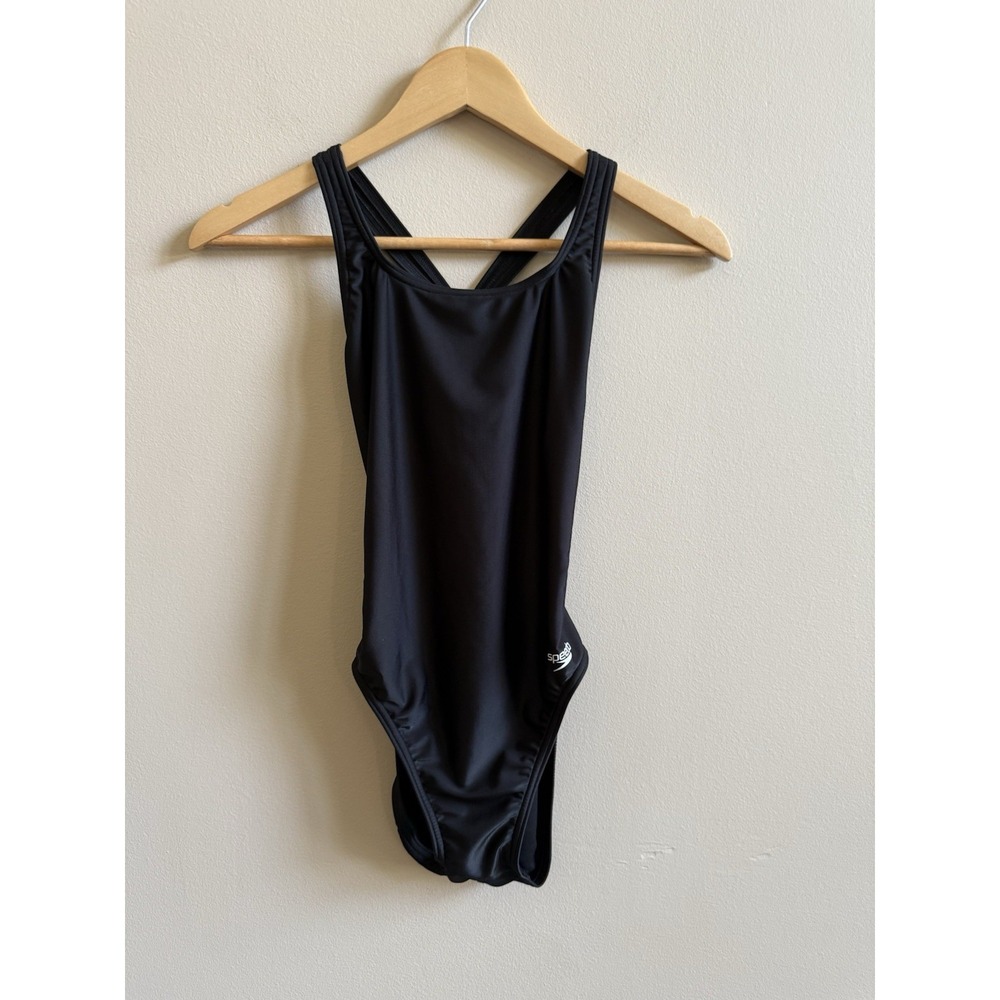 Speedo Women's One-Piece Swimsuit - Black, Size 8/34 (8191481001)